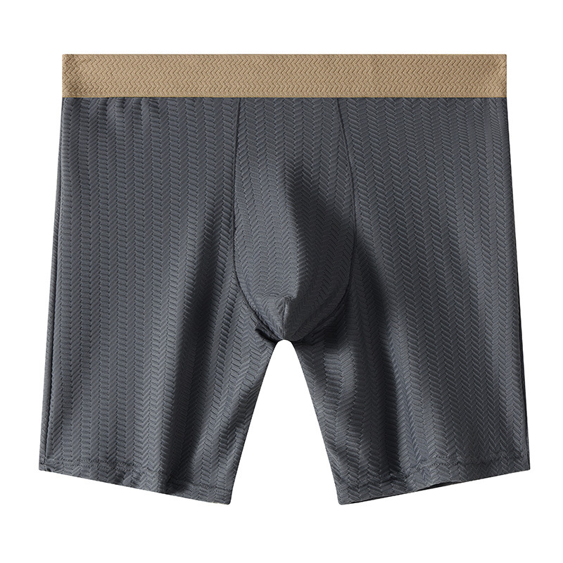 Mens Boxer Shorts Homme Nylon  – обзор и цена Long Leg Trunk Men