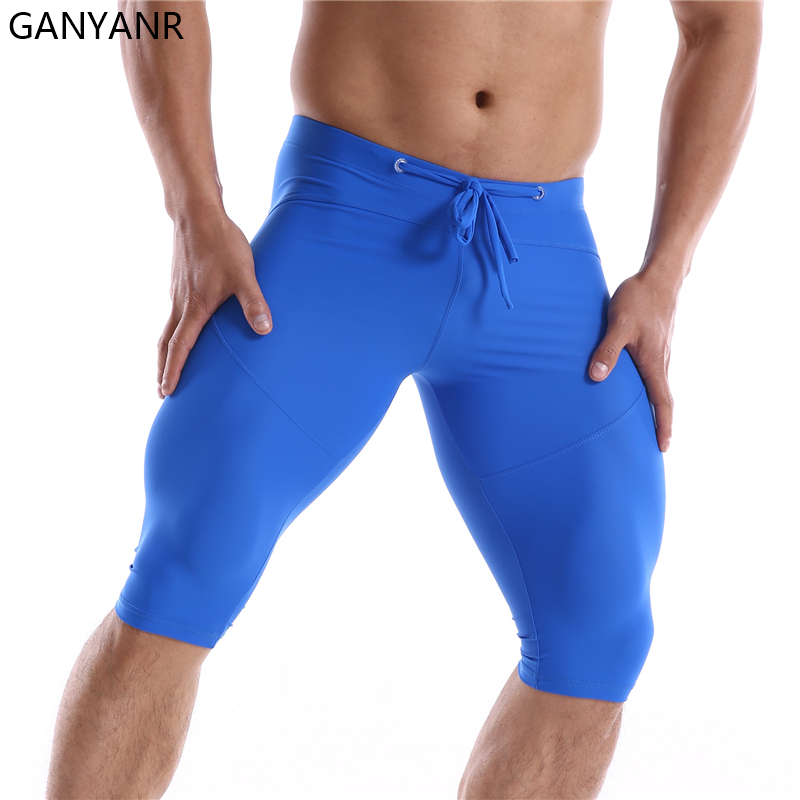 GANYANR Running Tights Men Com – обзор и цена Compression Shorts Athletes