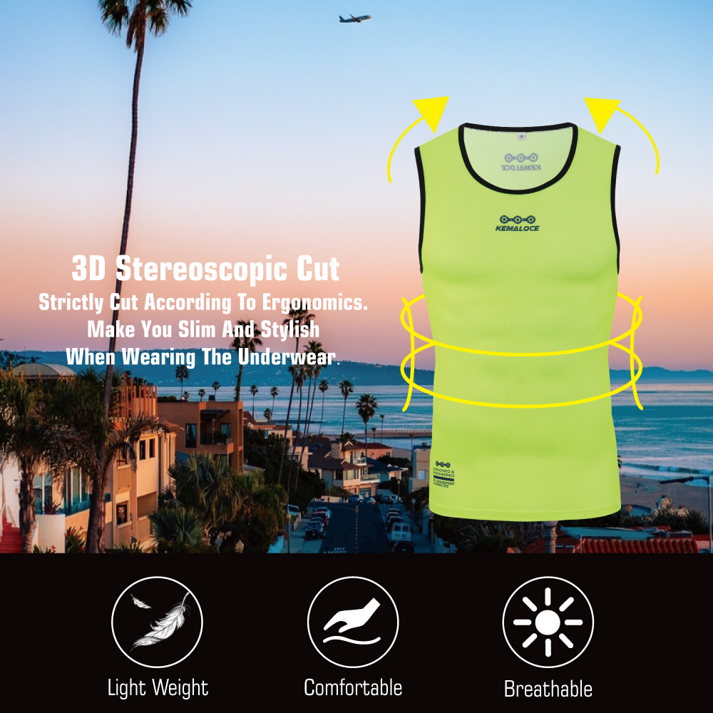 KEMALOCE Cycling Base Layer Me – обзор и цена Sleeveless Undershirt