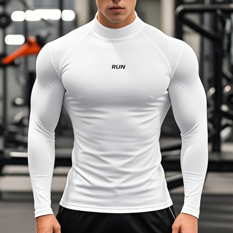 Men's Running Turtleneck Quick – обзор и цена T Shirt Tight Fit