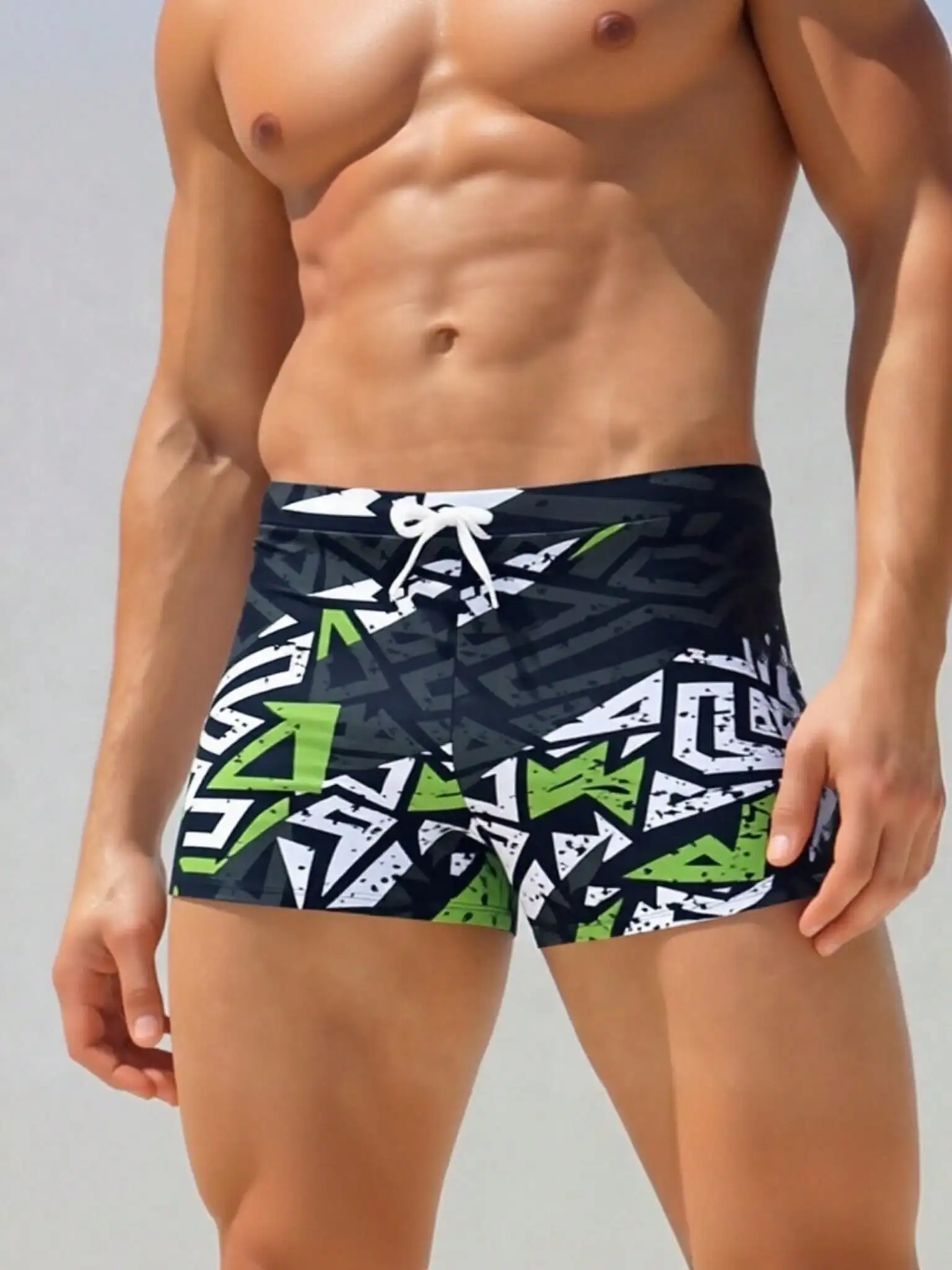 Men's Fashion Printed Pattern  – обзор и цена Bamboo Fiber Trunk