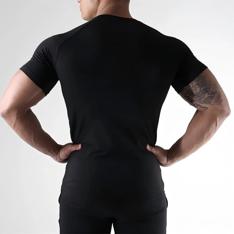 Men Quick Dry Compression Elas – обзор и цена T Shirt Tight Fit