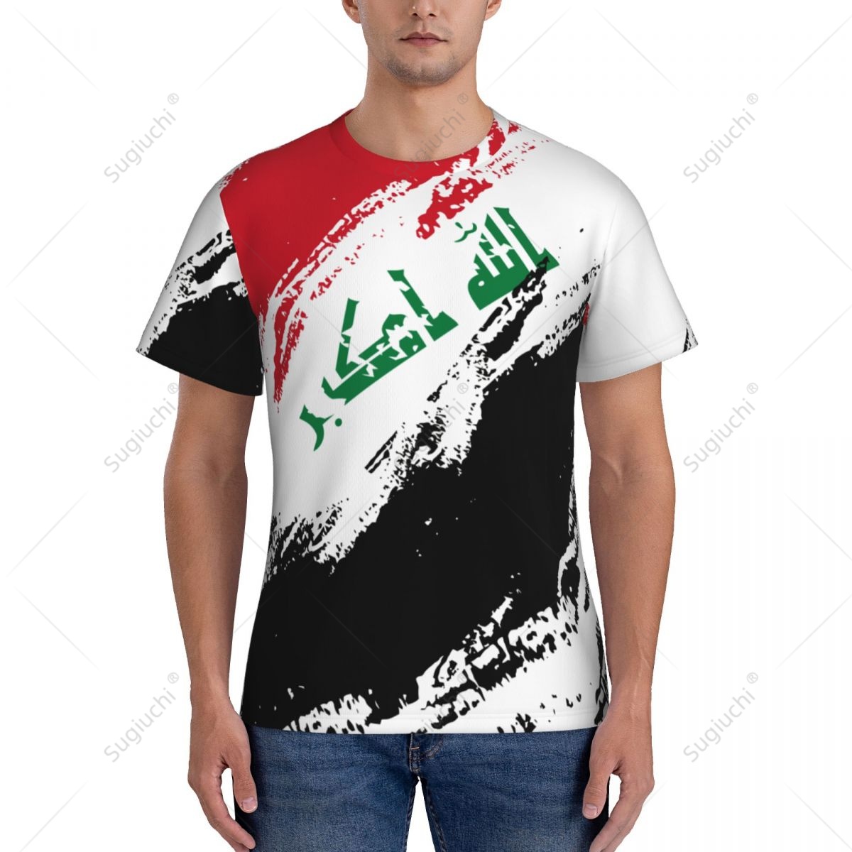 Custom Name Nunber Iraq Flag C – обзор и цена T Shirt Tight Fit