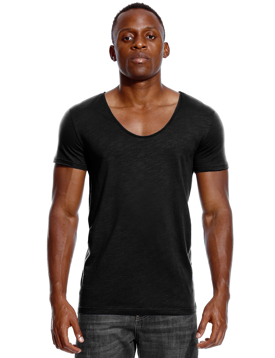 Scoop Neck T Shirt for Men Low – обзор и цена Undershirt Crew Neck