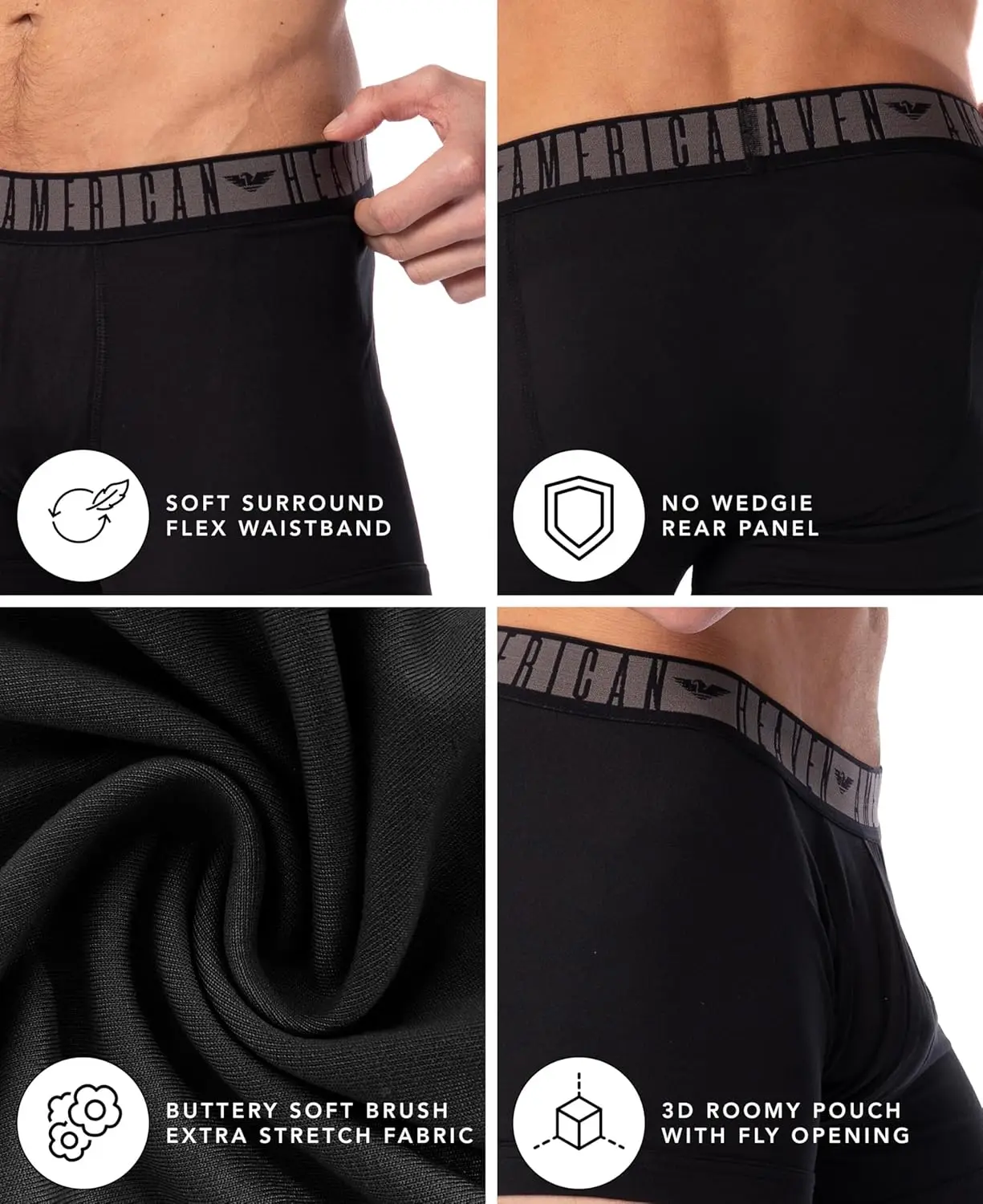 Men's Underwear Trunks | Ultra – обзор и цена Boxer Brief Pack Cotton