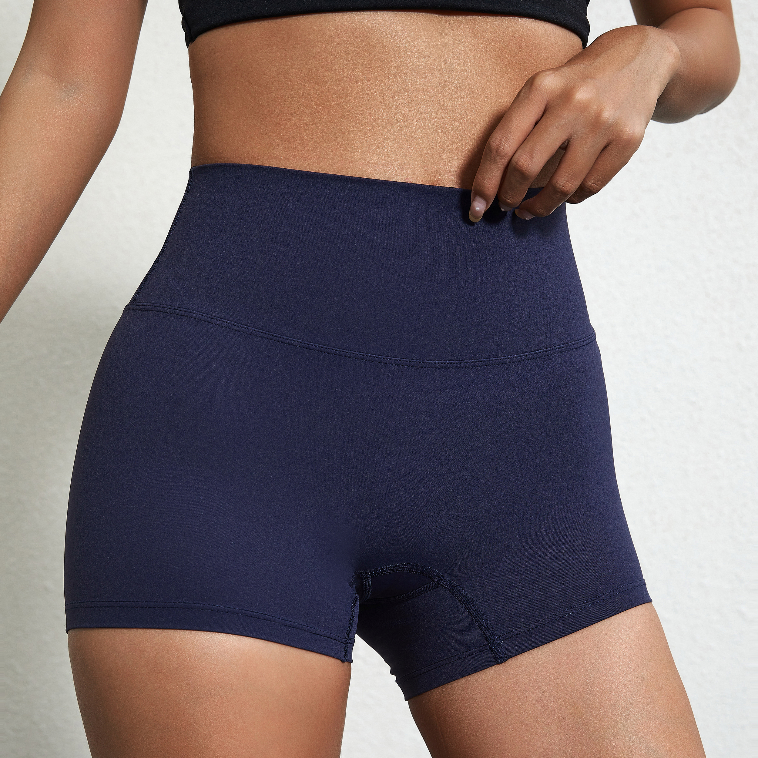 Sexy Solid Color High Waist Yo – обзор и цена Compression Shorts Athletes