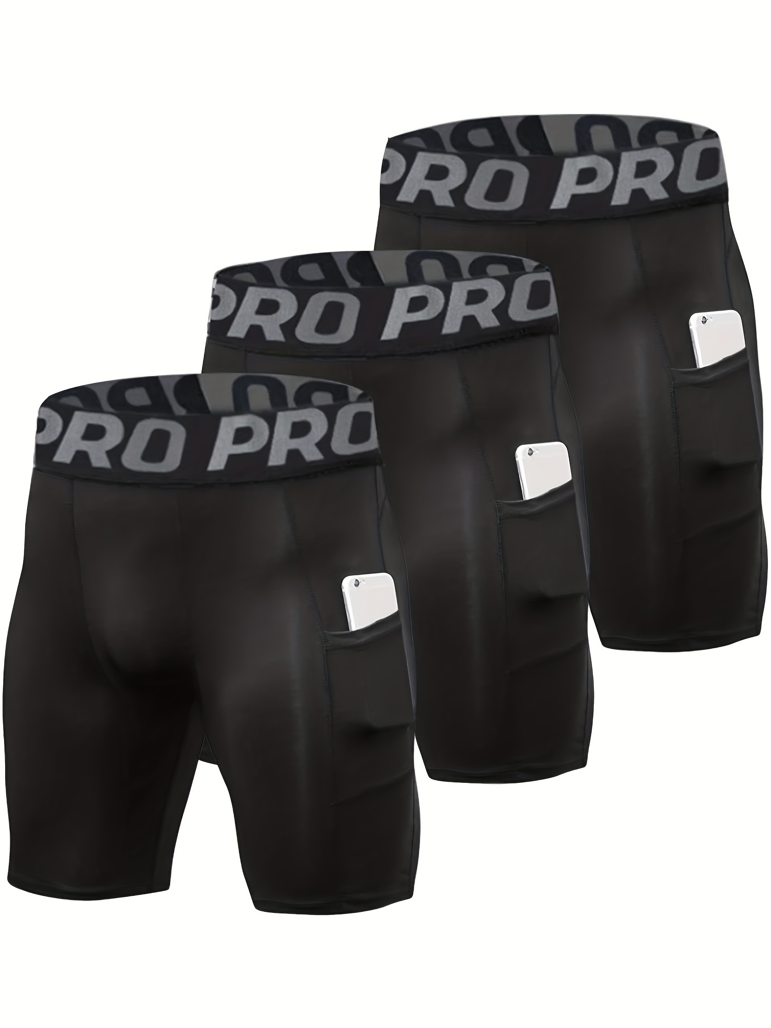 3 Pack Compression Shorts Men  – обзор и цена Compression Shorts Athletes
