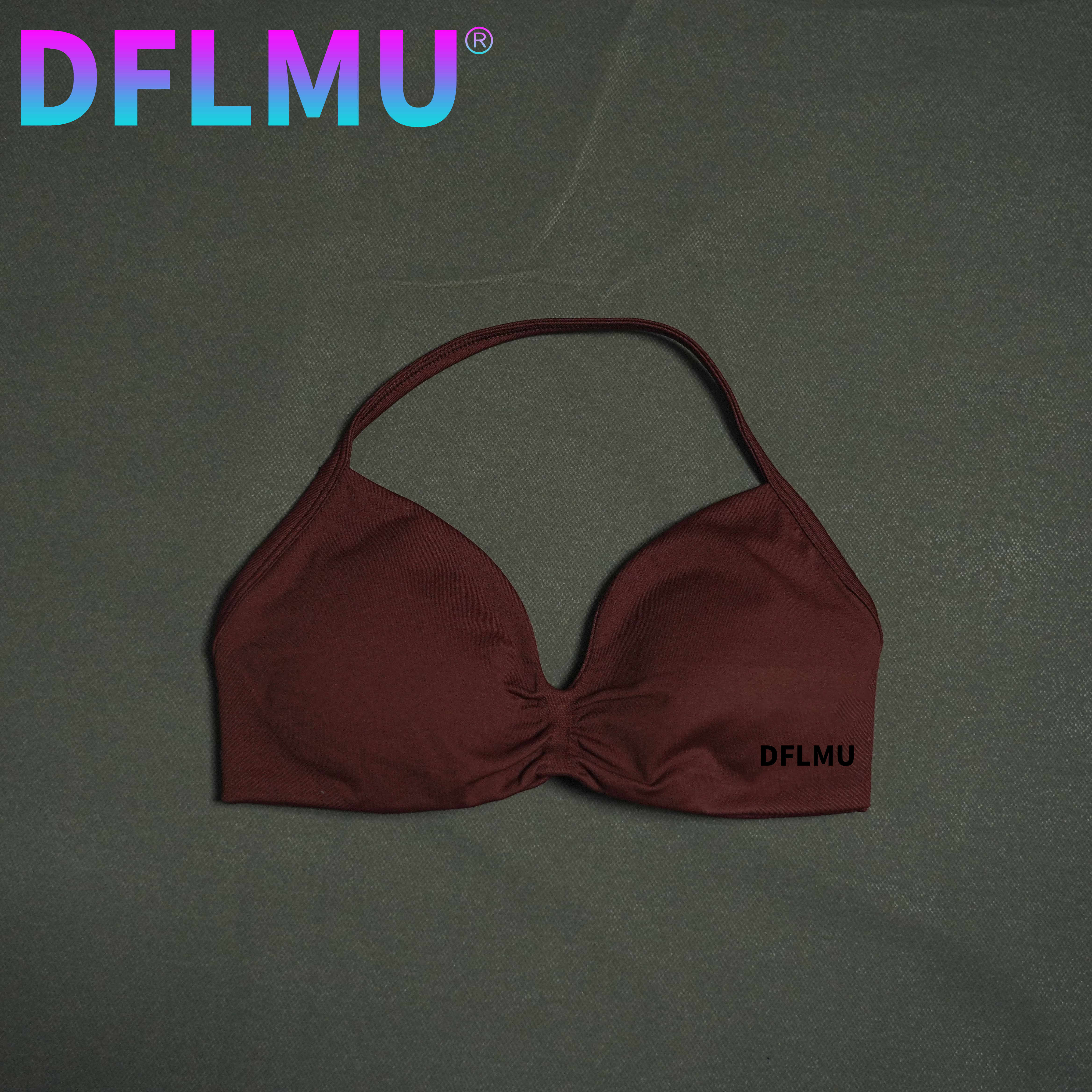 DFLMU Women Halter Sports Bra  – обзор и цена Suspender Tank Top