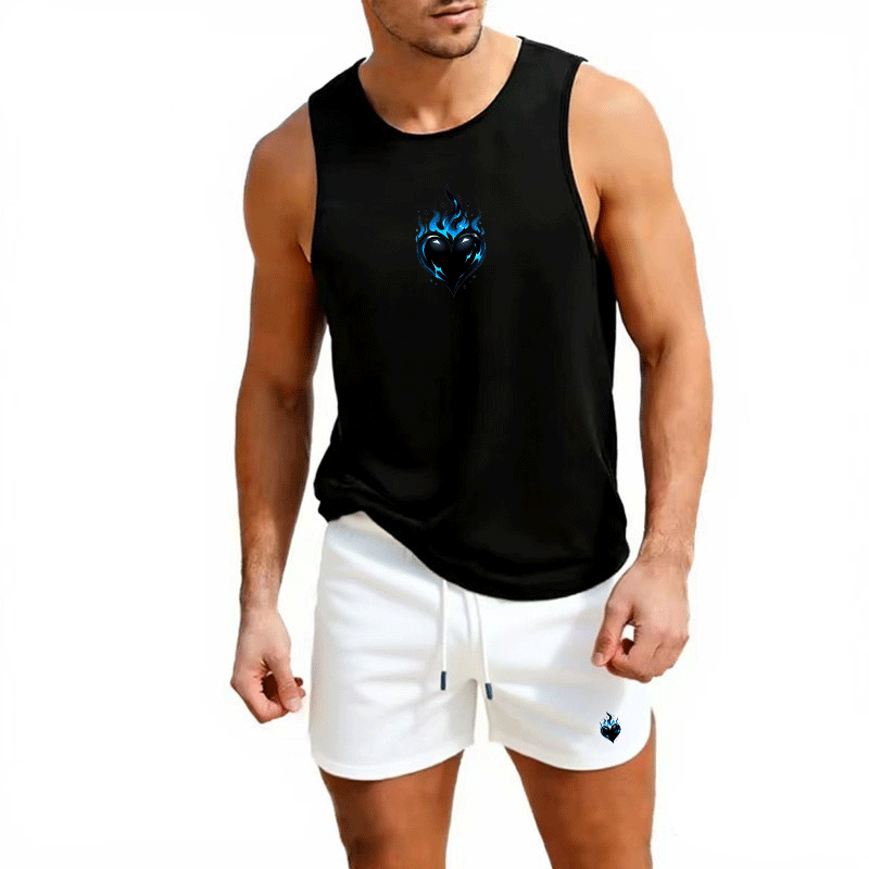 Fitness loose men tank top  sl – обзор и цена Sleeveless Undershirt