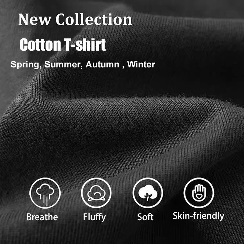 Black 450g Heavyweight Cotton  – обзор и цена Undershirt Crew Neck