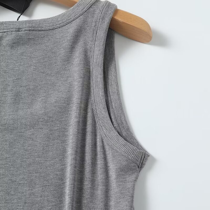 Maxdutti Solid Slim Fit Summer – обзор и цена Tank Top Ribbed