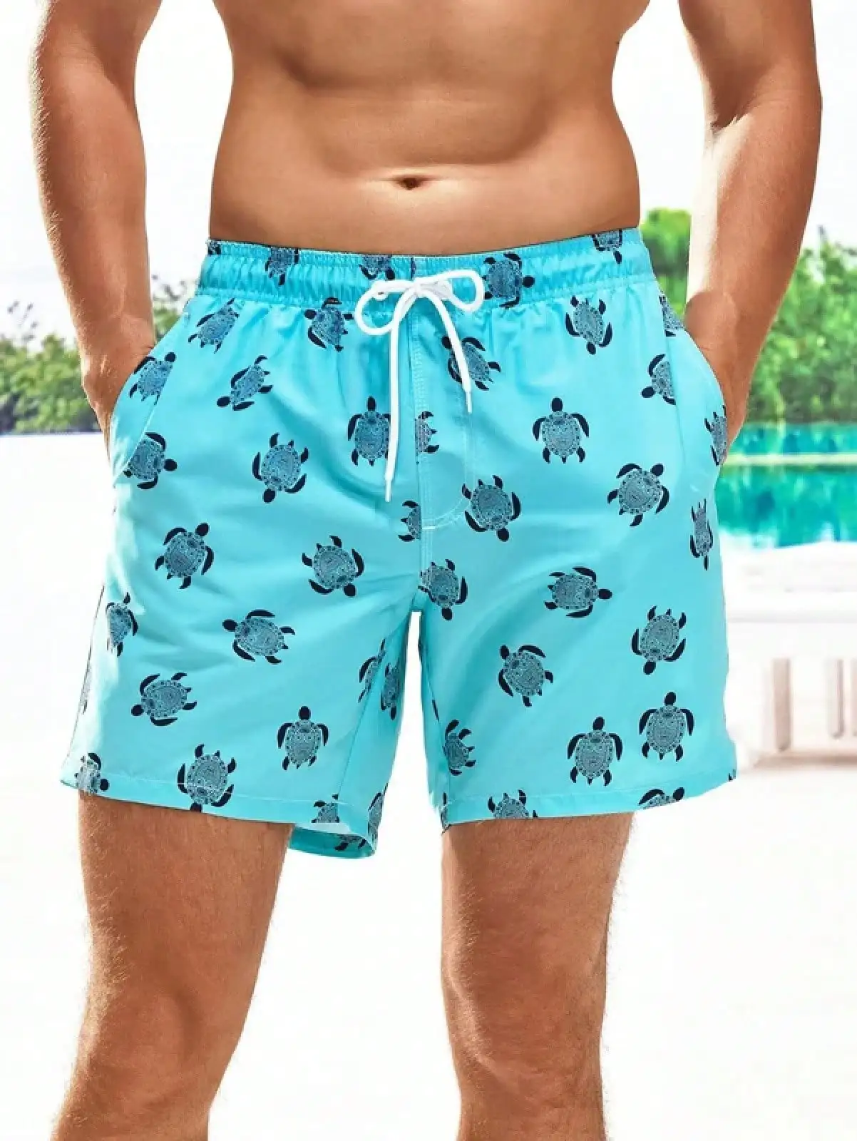 Men's Beach Shorts Summer Fash – обзор и цена Bamboo Fiber Trunk