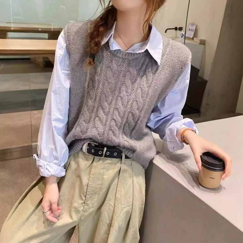 2025 New O-Neck Knitted Vest W – обзор и цена Sleeveless Undershirt