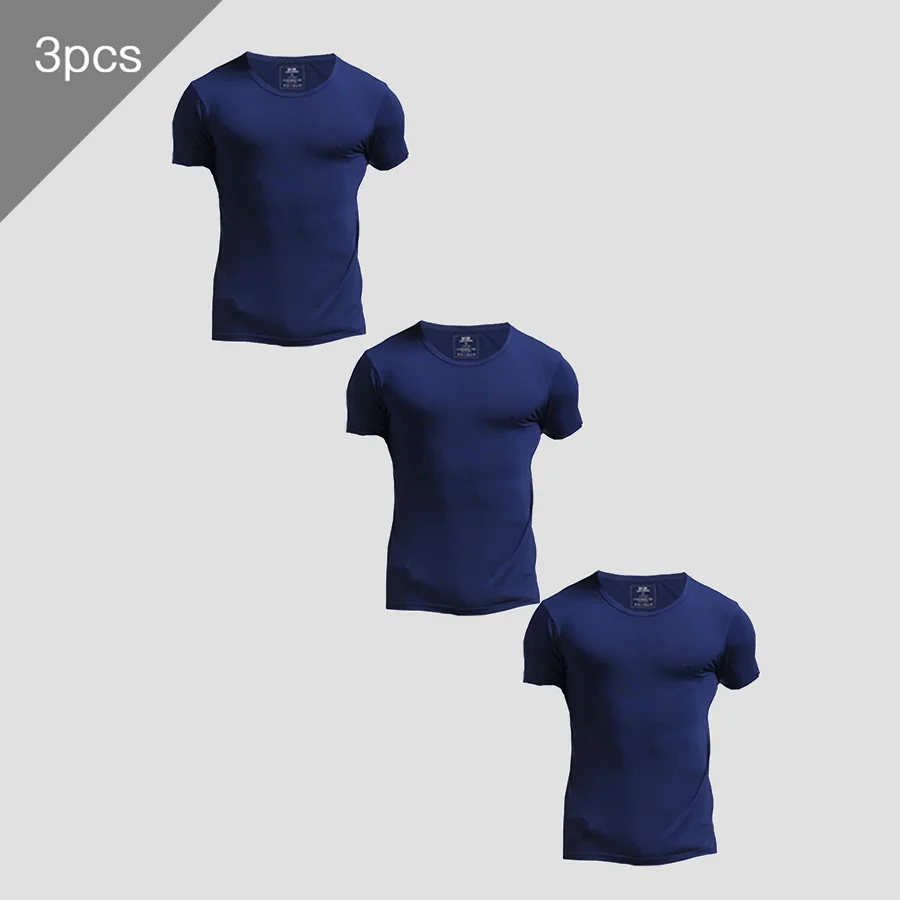 3PCS Men's Summer Short Sleeve – обзор и цена Undershirt Crew Neck