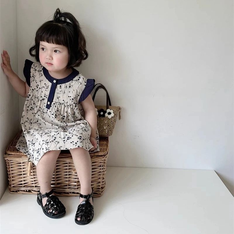 Girls summer floral dress 2024 – обзор и цена Undershirt Crew Neck