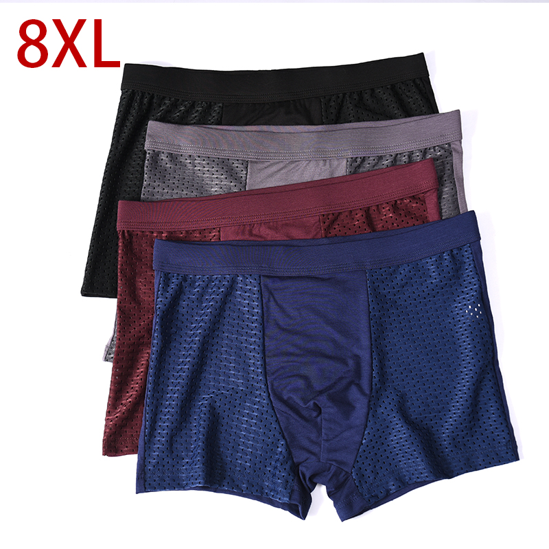 L-8XL Plus Banboo Fiber Men Un – обзор и цена Boxer Shorts Modal