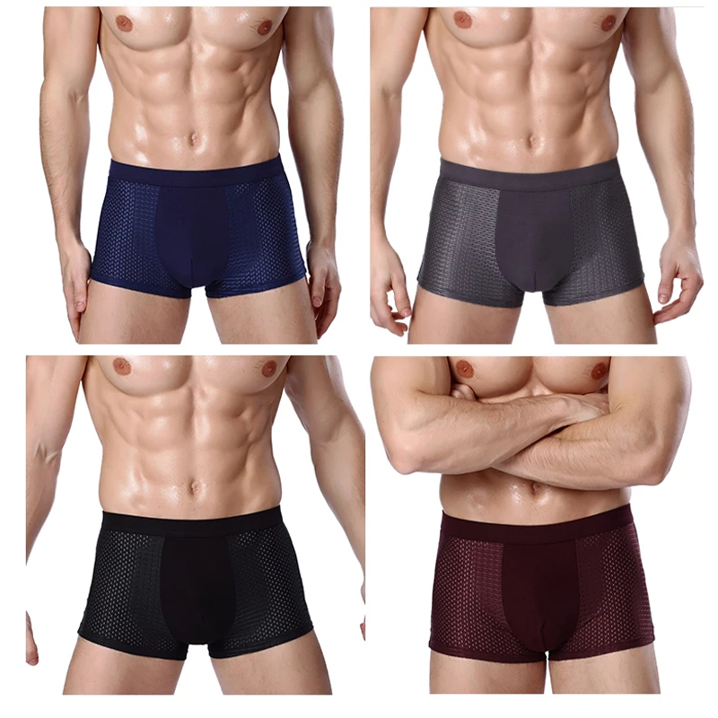 L-8XL Plus Banboo Fiber Men Un – обзор и цена Boxer Shorts Modal