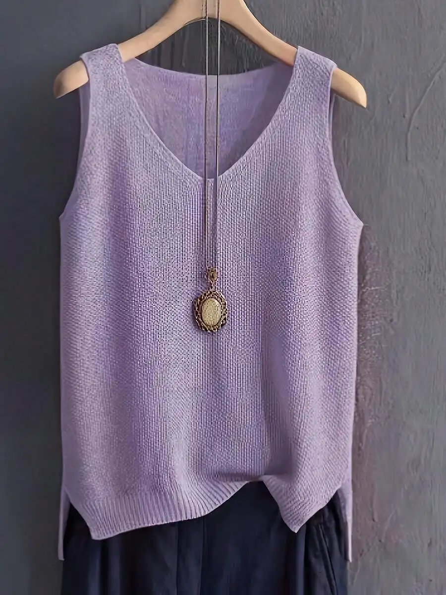 Womens Sleeveless Knitted Cami – обзор и цена Sleeveless Undershirt