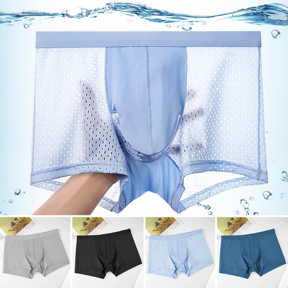 2025 M-3XL Men Boxers Elephant – обзор и цена Mesh Sport Boxer