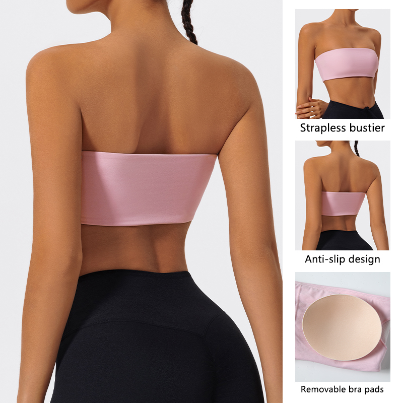 Strapless Sports Bra Gym Crop  – обзор и цена Quick Dry Underwear