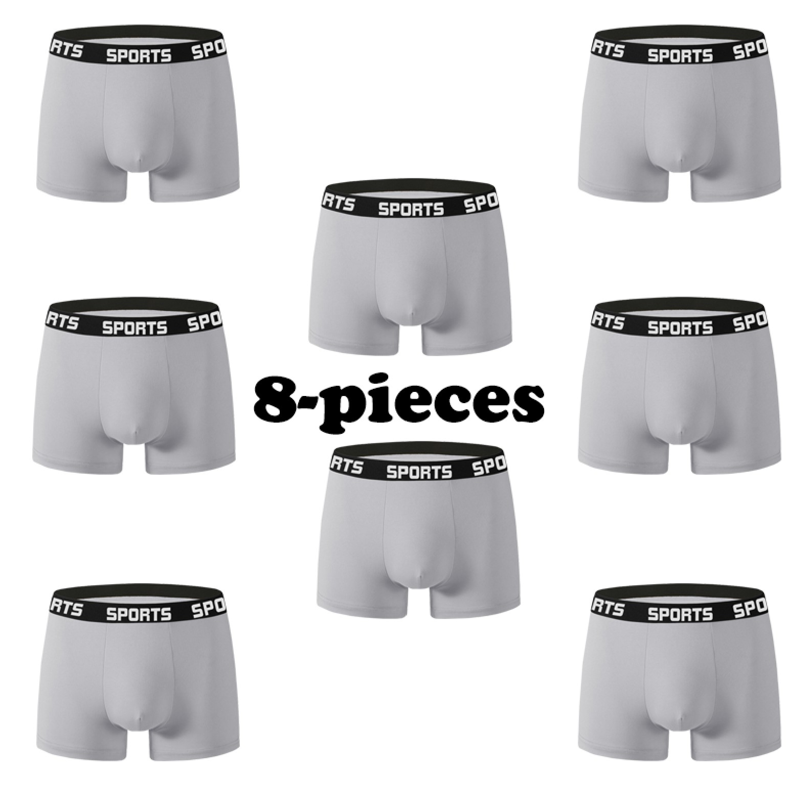 Supreme Comfort 8-Pack Men's S – обзор и цена Performance Boxer Sport