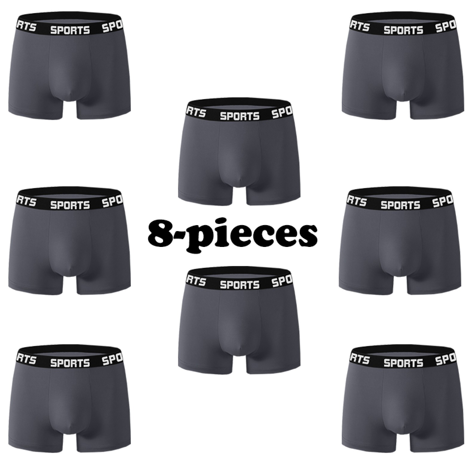 Supreme Comfort 8-Pack Men's S – обзор и цена Performance Boxer Sport