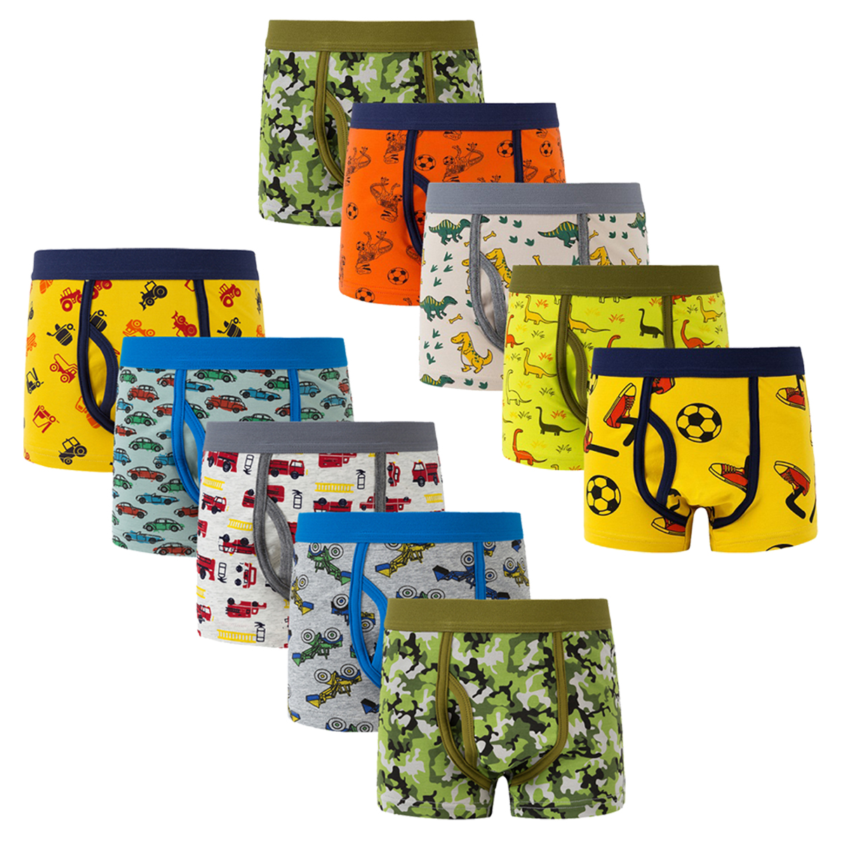 Little Boys' Cotton Boxer Brie – обзор и цена Boxer Brief Pack Cotton