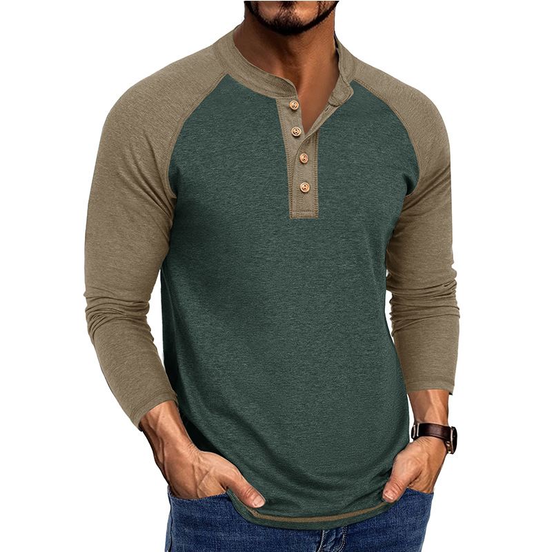 Men's New Long Sleeve Henley S – обзор и цена Base Layer Top