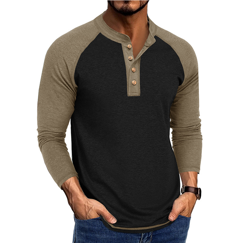 Men's New Long Sleeve Henley S – обзор и цена Base Layer Top