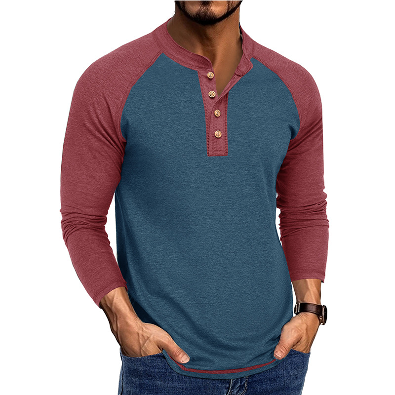 Men's New Long Sleeve Henley S – обзор и цена Base Layer Top