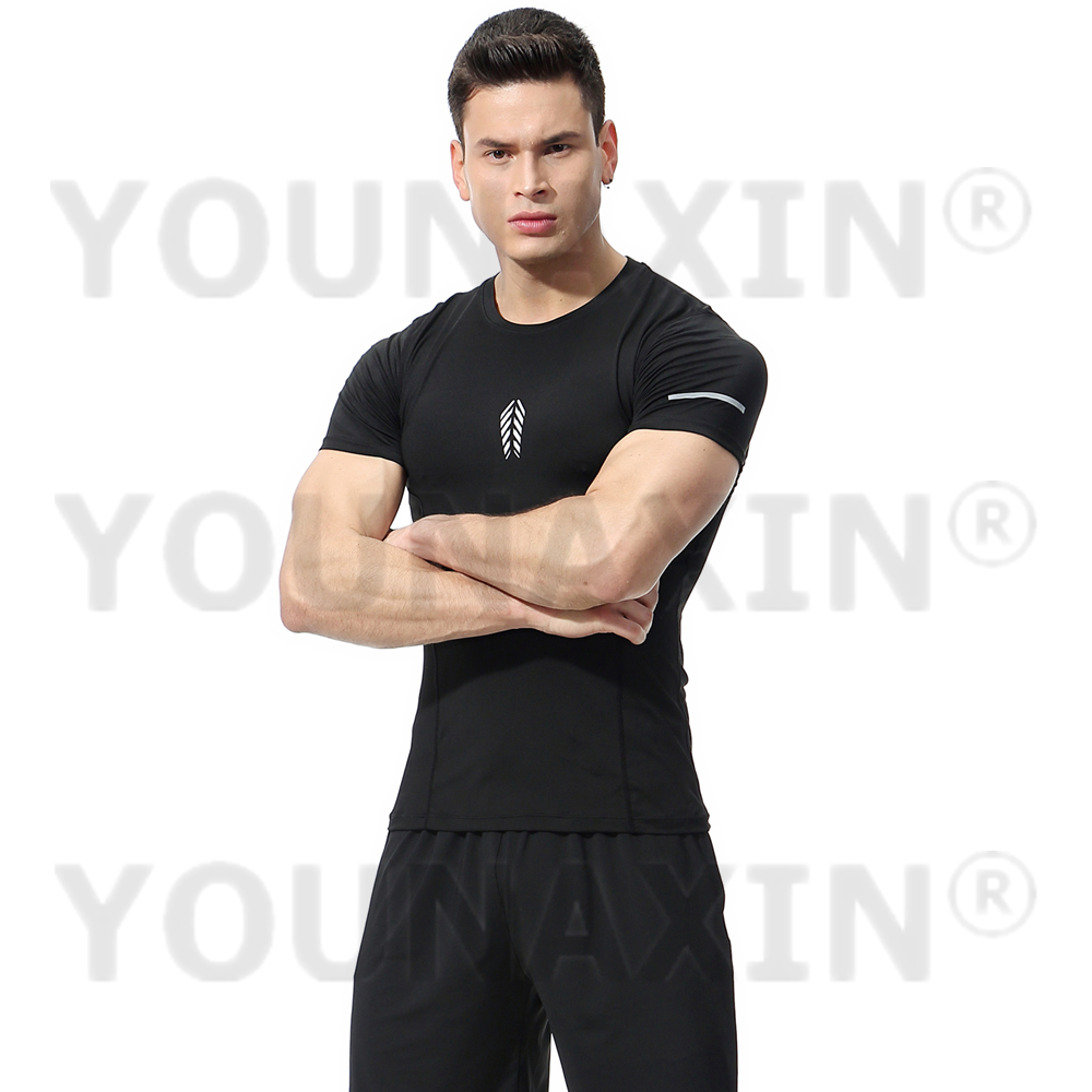 Men's Short Sleeves T-Shirt Gy – обзор и цена T Shirt Tight Fit