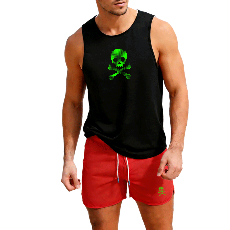 Fitness loose men tank top  sl – обзор и цена Sleeveless Undershirt