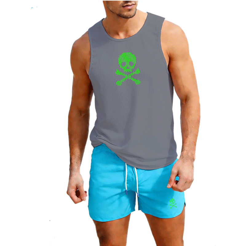Fitness loose men tank top  sl – обзор и цена Sleeveless Undershirt