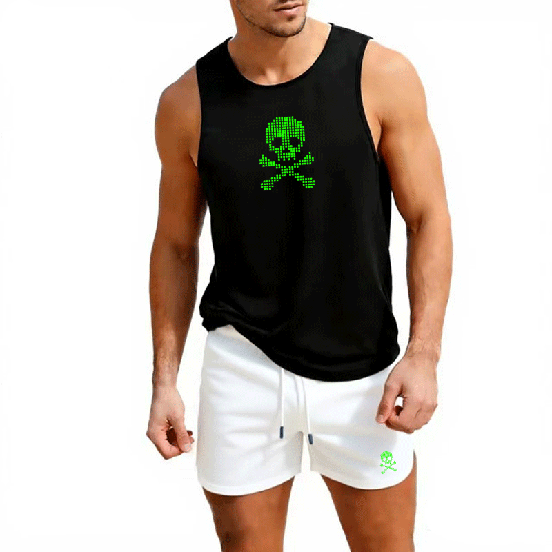 Fitness loose men tank top  sl – обзор и цена Sleeveless Undershirt
