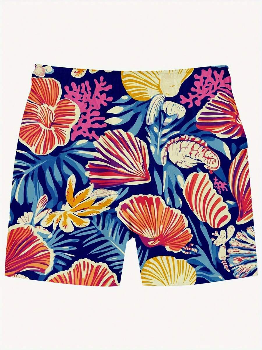 Mens Blue Tropical Ocean Flowe – обзор и цена Trunk Breathable Men