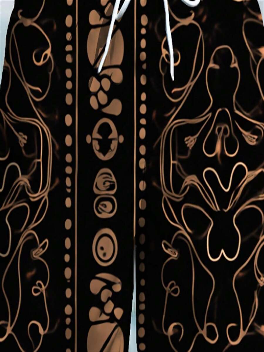 Mens Abstract Geometric Print  – обзор и цена Trunk Breathable Men