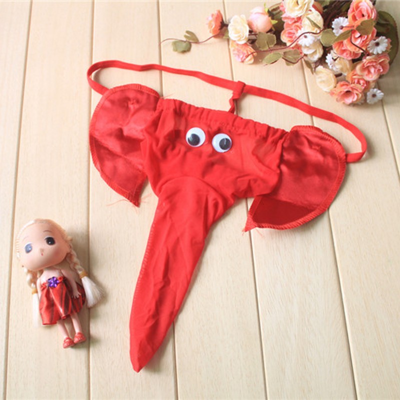 Men's Sexy Elephant Thong Unde – обзор и цена Trunk Breathable Men