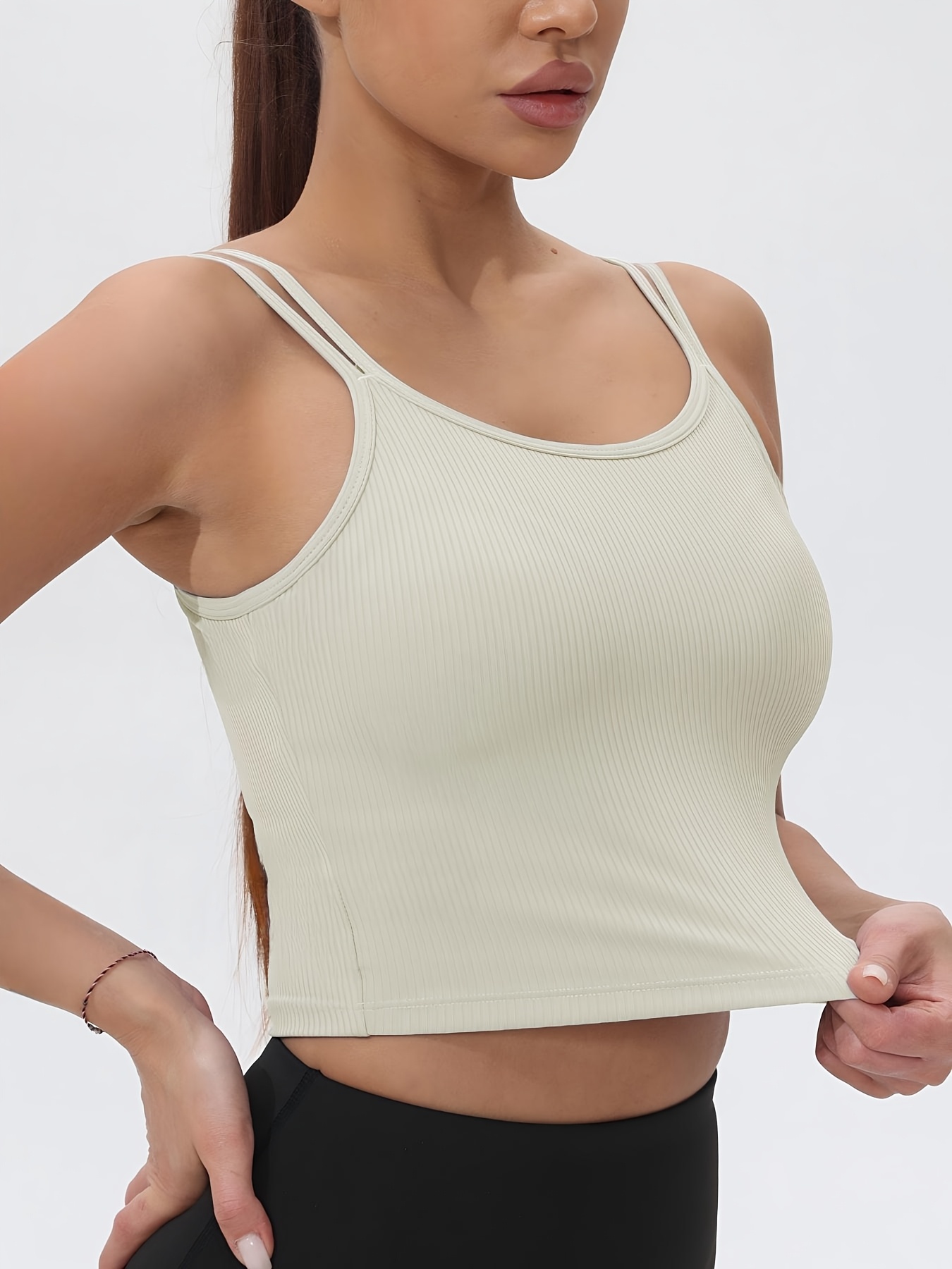Fitfemme Women's Ribbed Sleeve – обзор и цена Tank Top Ribbed