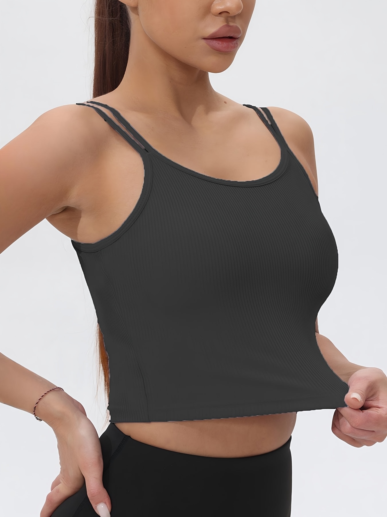 Fitfemme Women's Ribbed Sleeve – обзор и цена Tank Top Ribbed