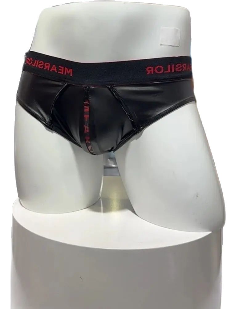 Faux Latex Elastic PU Leather  – обзор и цена Pouch Boxer Pouch