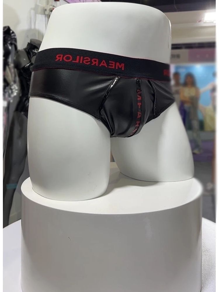 Faux Latex Elastic PU Leather  – обзор и цена Pouch Boxer Pouch