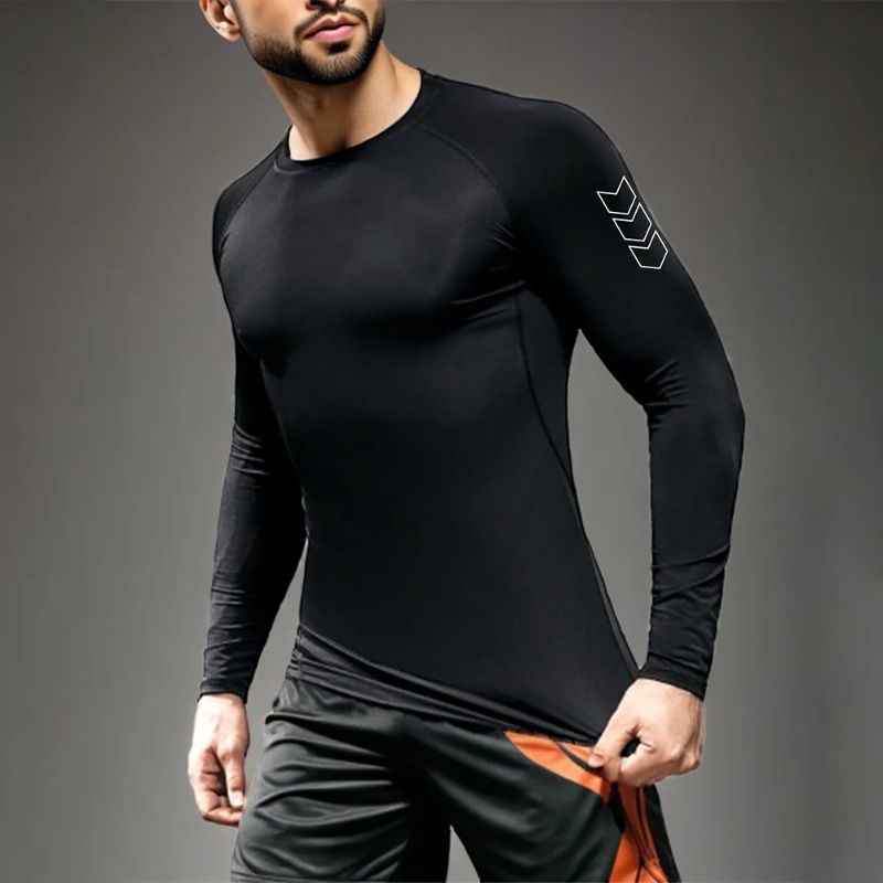 Men Compression Long Sleeve Sh – обзор и цена Base Layer Top